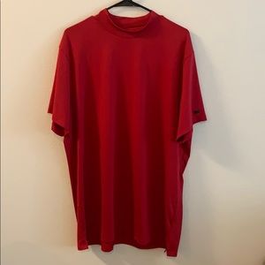Famous NIKE Tiger Woods Red Golf Polo